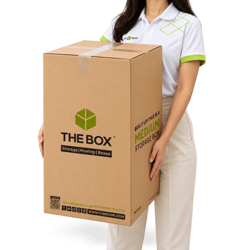 High-Quality Medium Size Cardboard Box - Pack of 3
