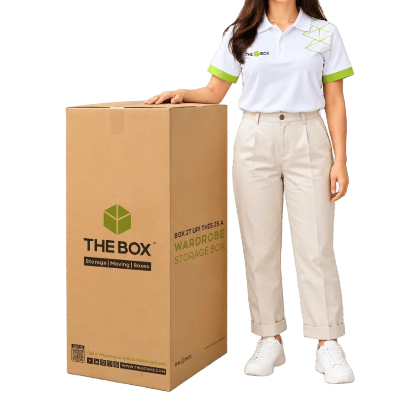 Cardboard Wardrobe Box - Pack of 3